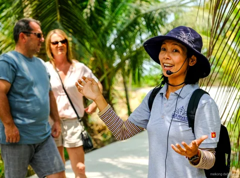Chef-prepared Vietnamese lunch served on the Mekong Delta speedboat tour